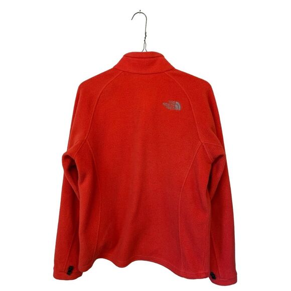 The North Face | Coral Pink Mock Neck Full Zipper Fleece Jacket M - Picture 2 of 9